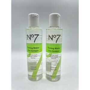 2 No7 Toning Water for Oily Skin 6.7 fl oz each Bs271
